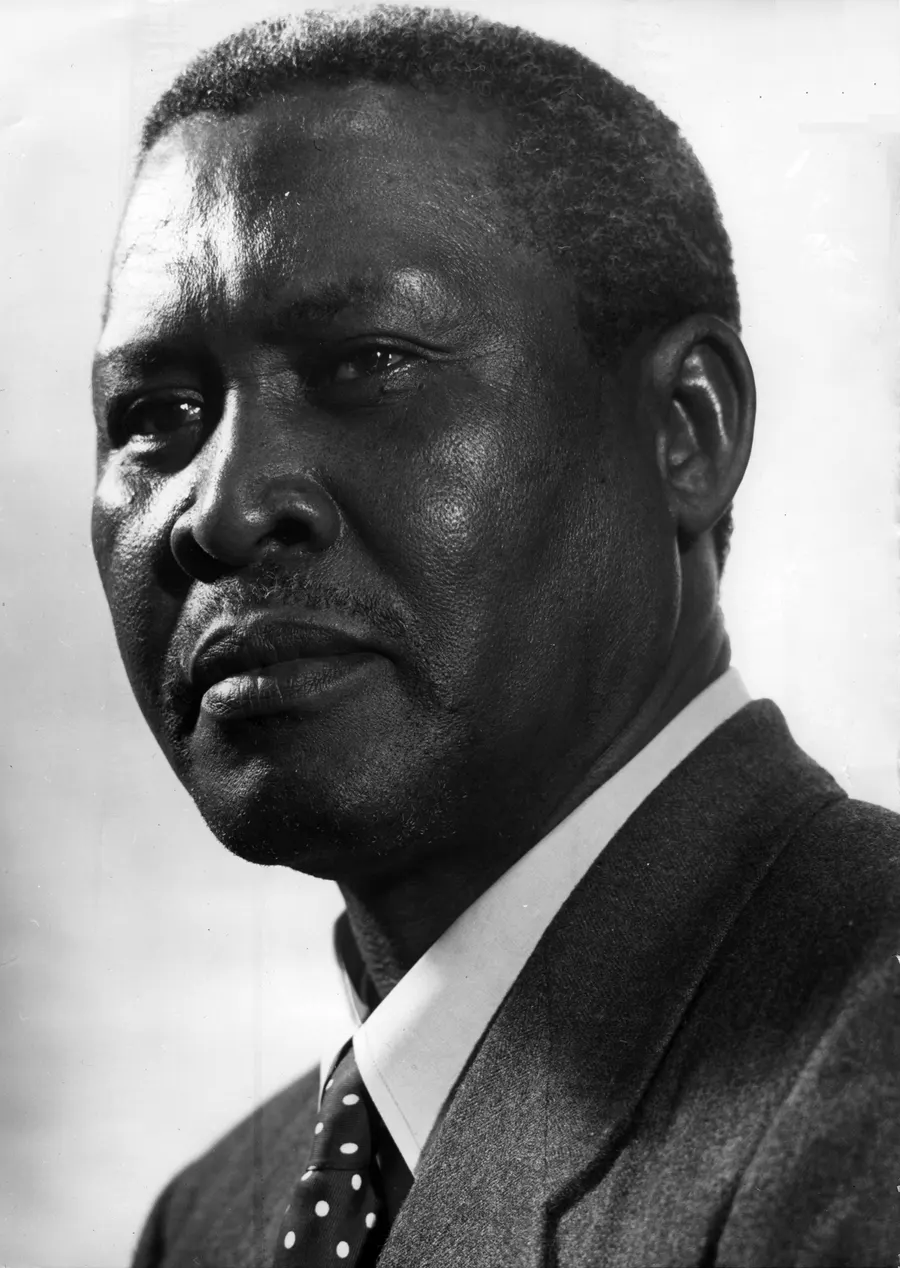 Albert Luthuli, president-general of the African National Congress from 1952 until his death in 1967.