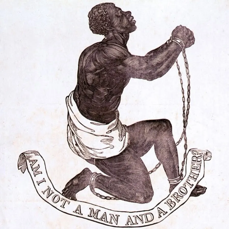 The medallion of the British anti-slavery campaign, made by Josiah Wedgwood's pottery in the 1780s-90s.