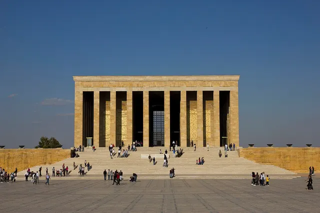 Anıtkabir, Atatürk's mausoleum in Ankara, photographed in 2011.
