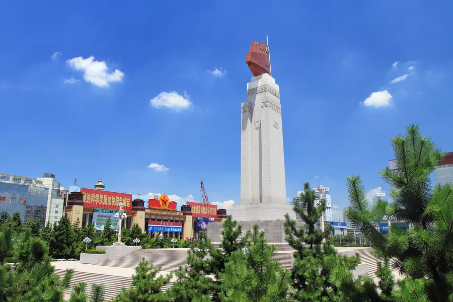 The Nanchang Uprising Memorial Tower in Bayi (August 1st) Square, Nanchang