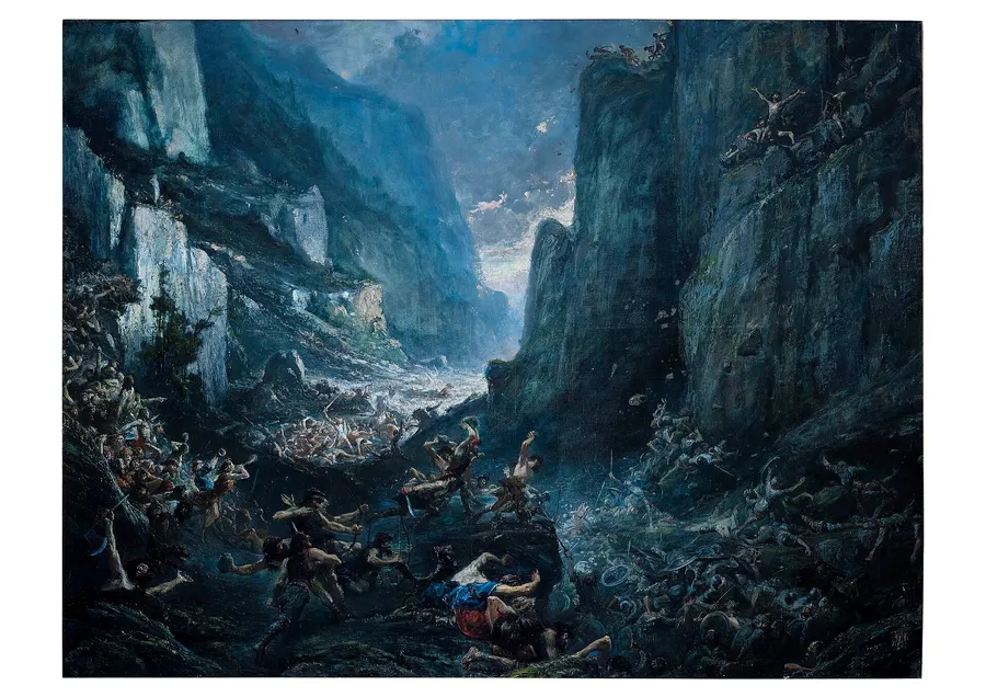 Roland at Roncevaux, a painting by Gustave Doré
