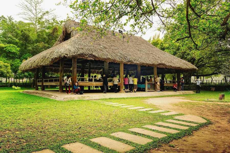 The communal house at Tân Trào in Tuyên Quang province, where the National Congress met in August 1945