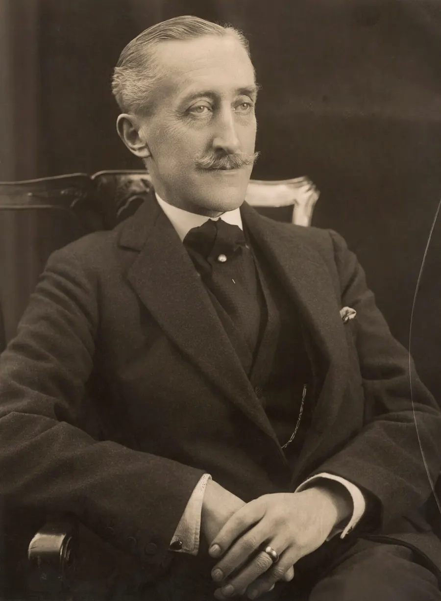 Lord Willingdon, Governor General of Canada, who took the salute at the opening of the first British Empire Games, in a portrait by Henry Walter Barnett