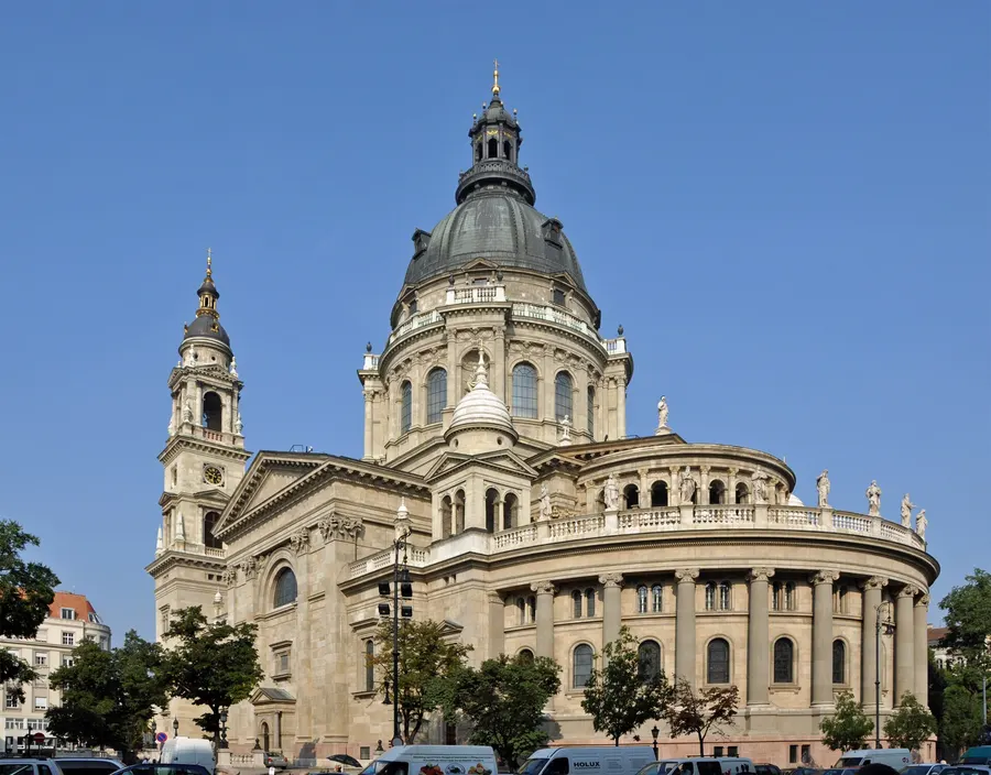 St Stephen's Basilica in Budapest, where the relic of the king's right hand is kept