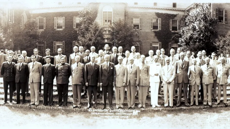 Delegates to the Washington conversations on international organisation at Dumbarton Oaks, August 1944