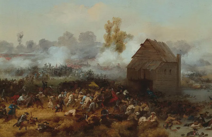 The Battle of Long Island, in an 1858 painting by Alonzo Chappel