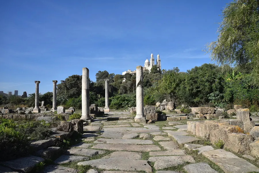 The ruins of Hippo Regius near Annaba in Algeria, the Roman city where Augustine was bishop