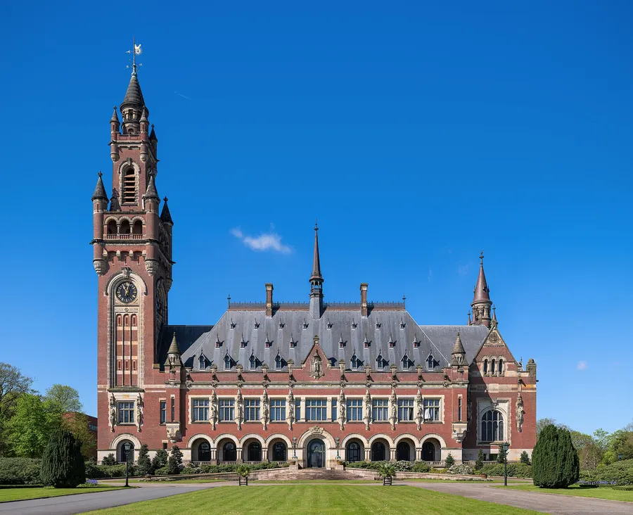 The Peace Palace in The Hague, home of the International Court of Justice and the Permanent Court of Arbitration