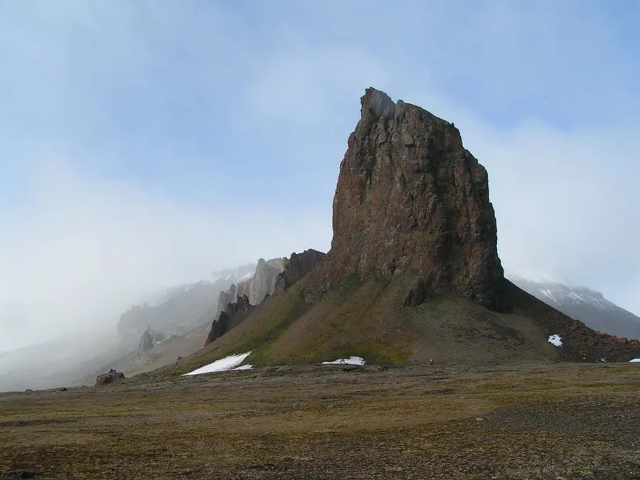 Cape Tegetthoff on Hall Island, Franz Josef Land, named after the expedition's ship