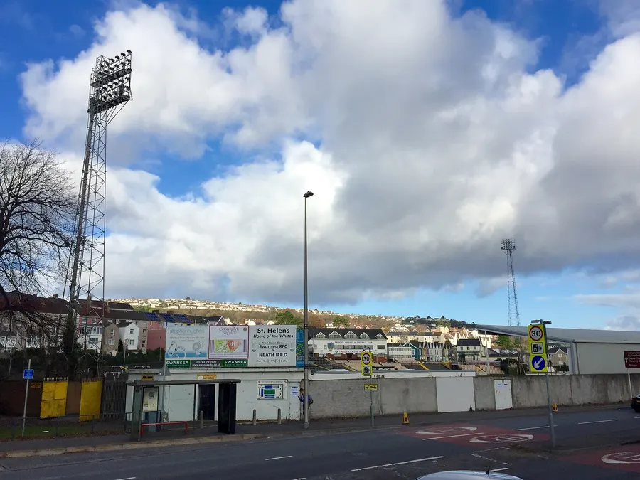 St Helen's Rugby and Cricket Ground in Swansea, where Garfield Sobers hit six sixes in an over in 1968