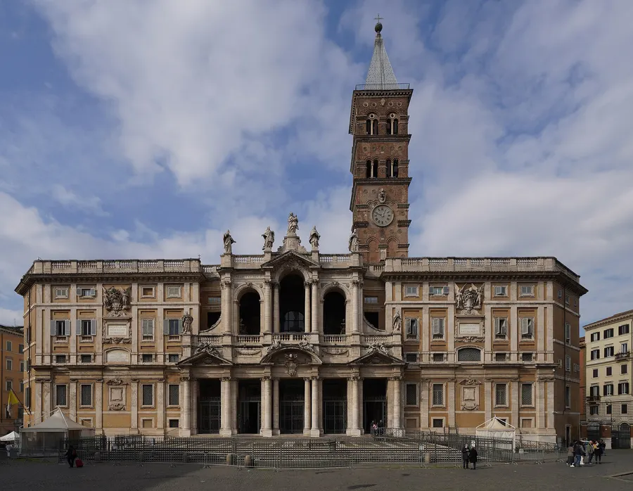 The Basilica of Santa Maria Maggiore on the Esquiline Hill in Rome