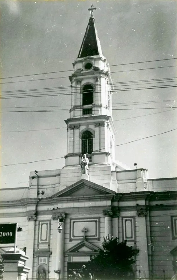 The church of San Cayetano in the Liniers district of Buenos Aires, in an undated photograph from the General Archive of the Argentine Nation