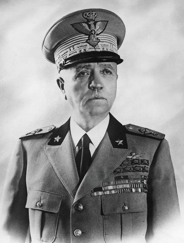 Marshal Pietro Badoglio, prime minister of Italy in 1943.