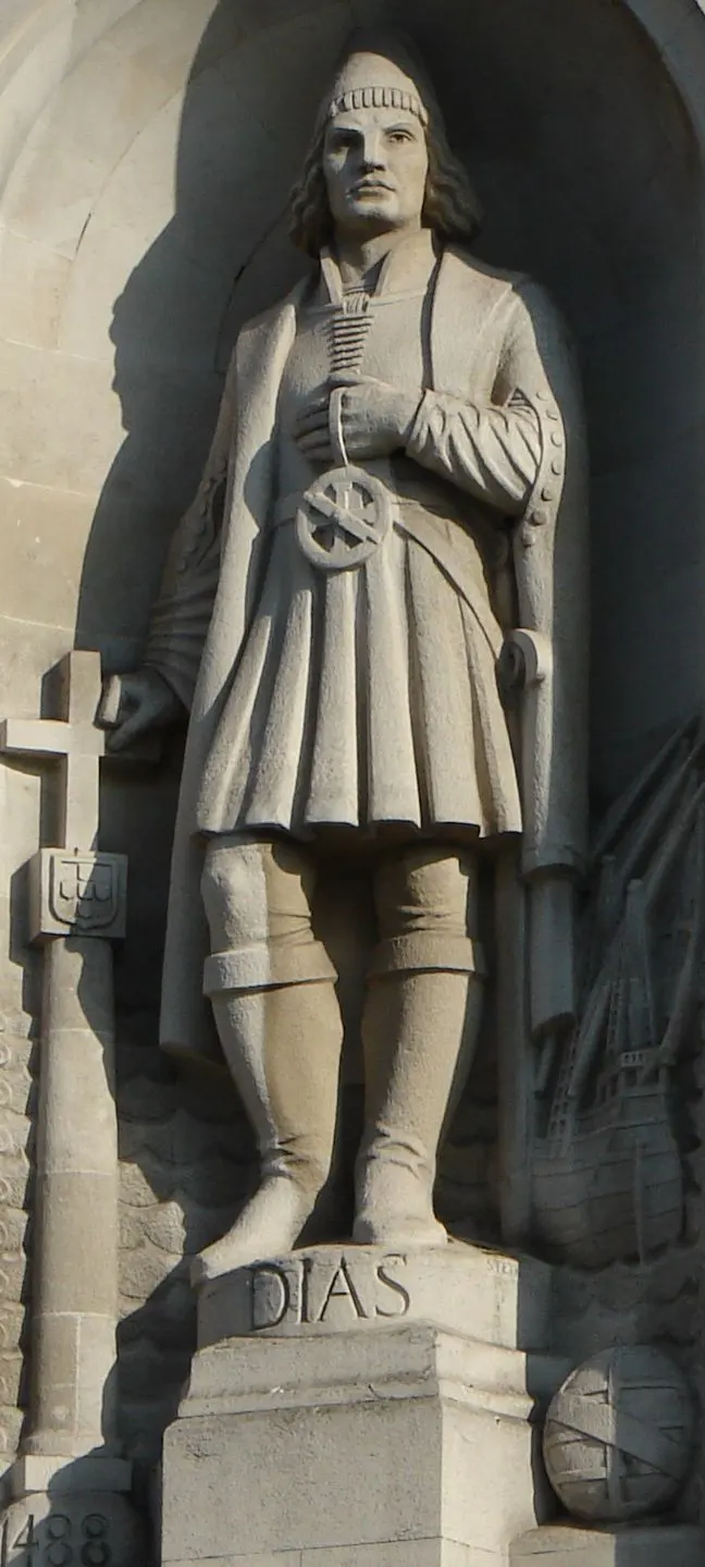 The statue of Bartolomeu Dias on South Africa House, the South African High Commission in London.