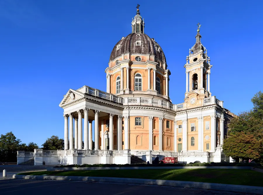 The Basilica of Superga on its hill above Turin.