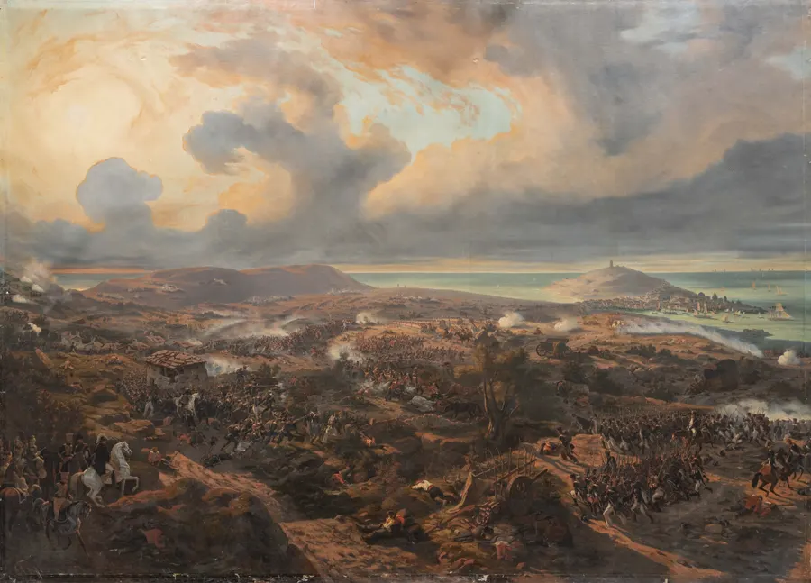 The Battle of Corunna, painted by Hippolyte Bellangé in 1843.