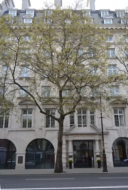 Marconi House on the Strand in London, home of the 2LO station.