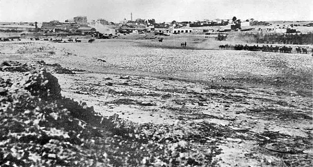 The town of Beersheba in 1917, the year it was captured.