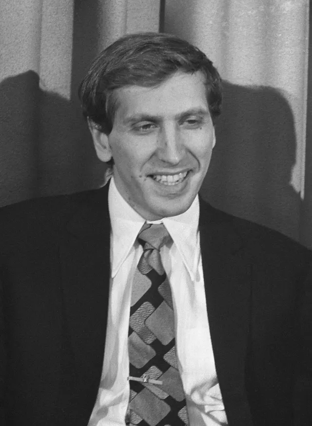 Bobby Fischer in 1972, the year he won the world chess championship in Reykjavik