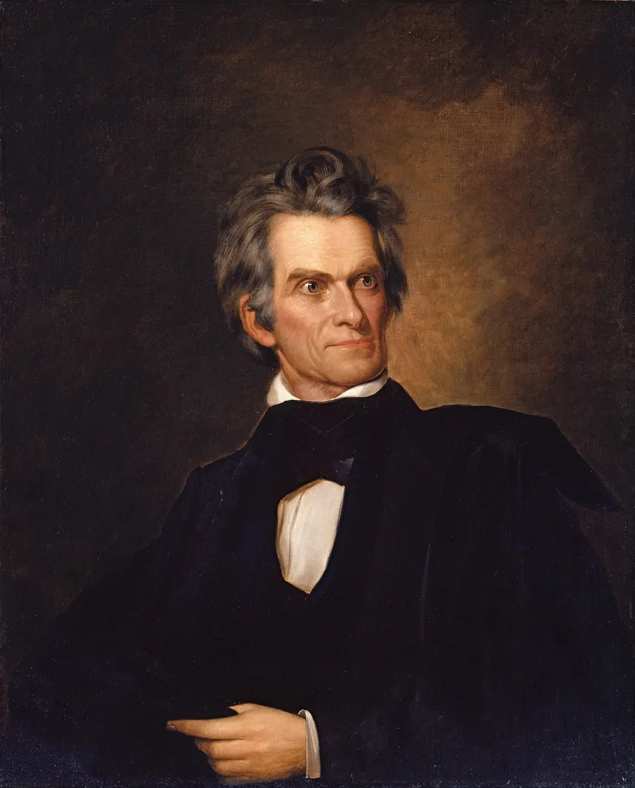 John C. Calhoun, painted by George Peter Alexander Healy, about 1845.