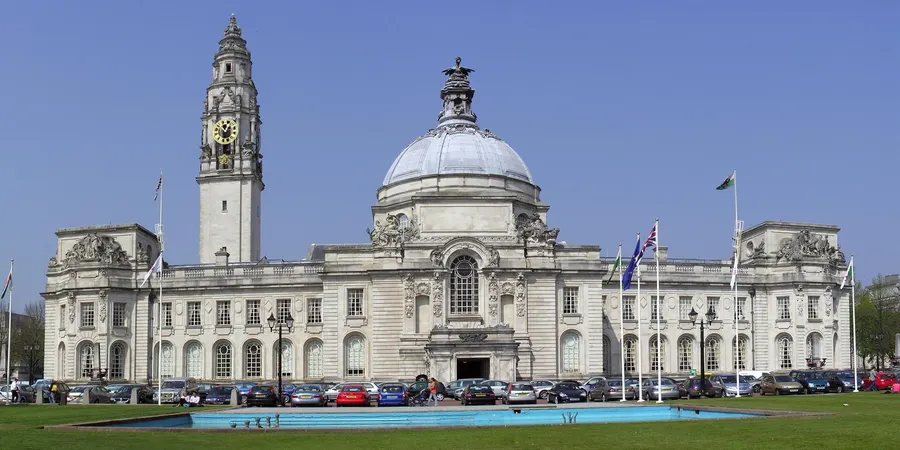 Cardiff City Hall.