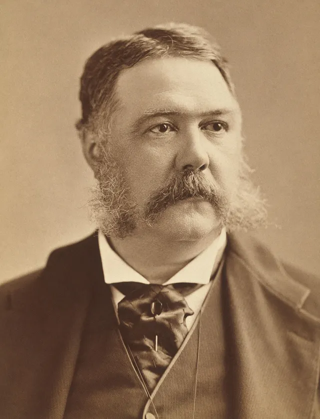 Chester A. Arthur, photographed by Abraham Bogardus.