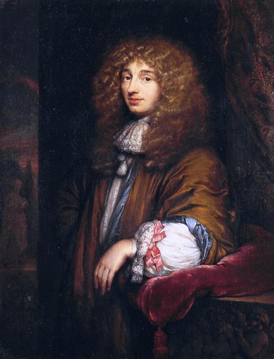 Christiaan Huygens, painted by Caspar Netscher in 1671.