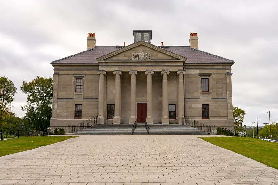 The Colonial Building in St John's, home of Newfoundland's legislature from 1850 to 1959, in 2017.