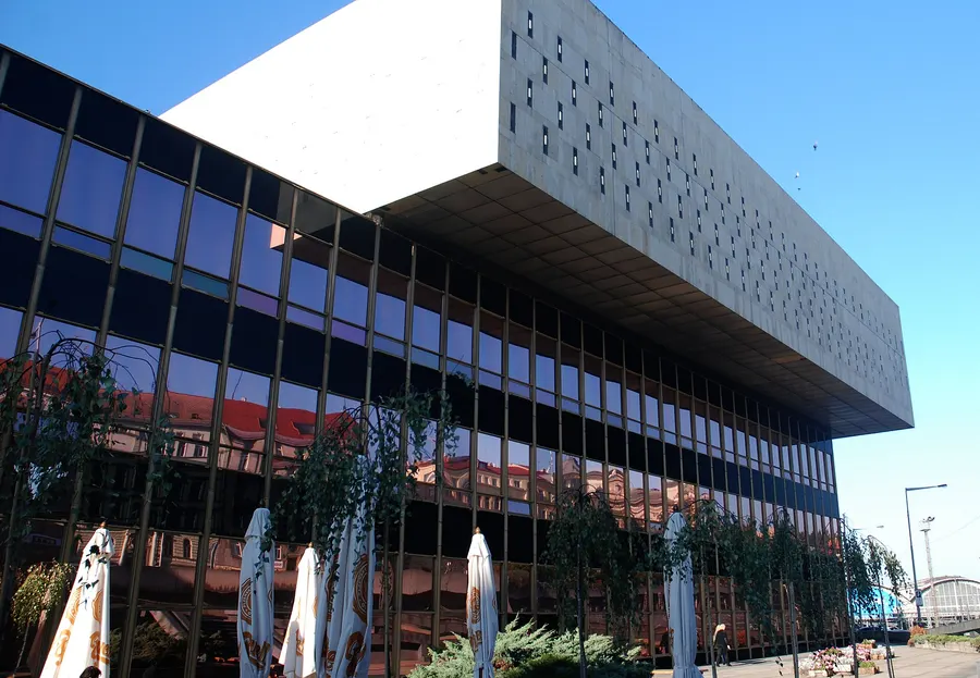 The former Federal Assembly building in Prague, photographed in 2011.