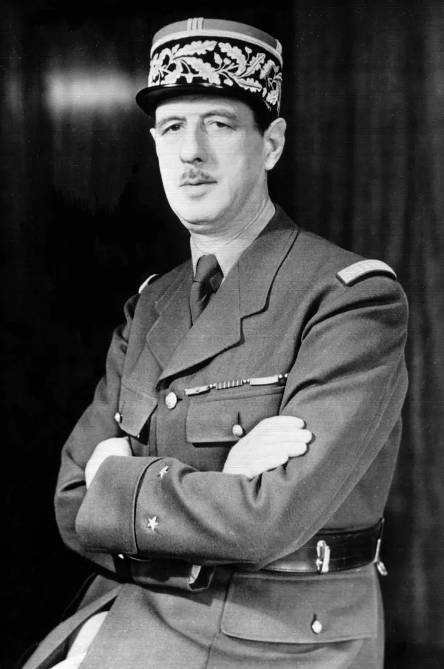 Charles de Gaulle during the Second World War.