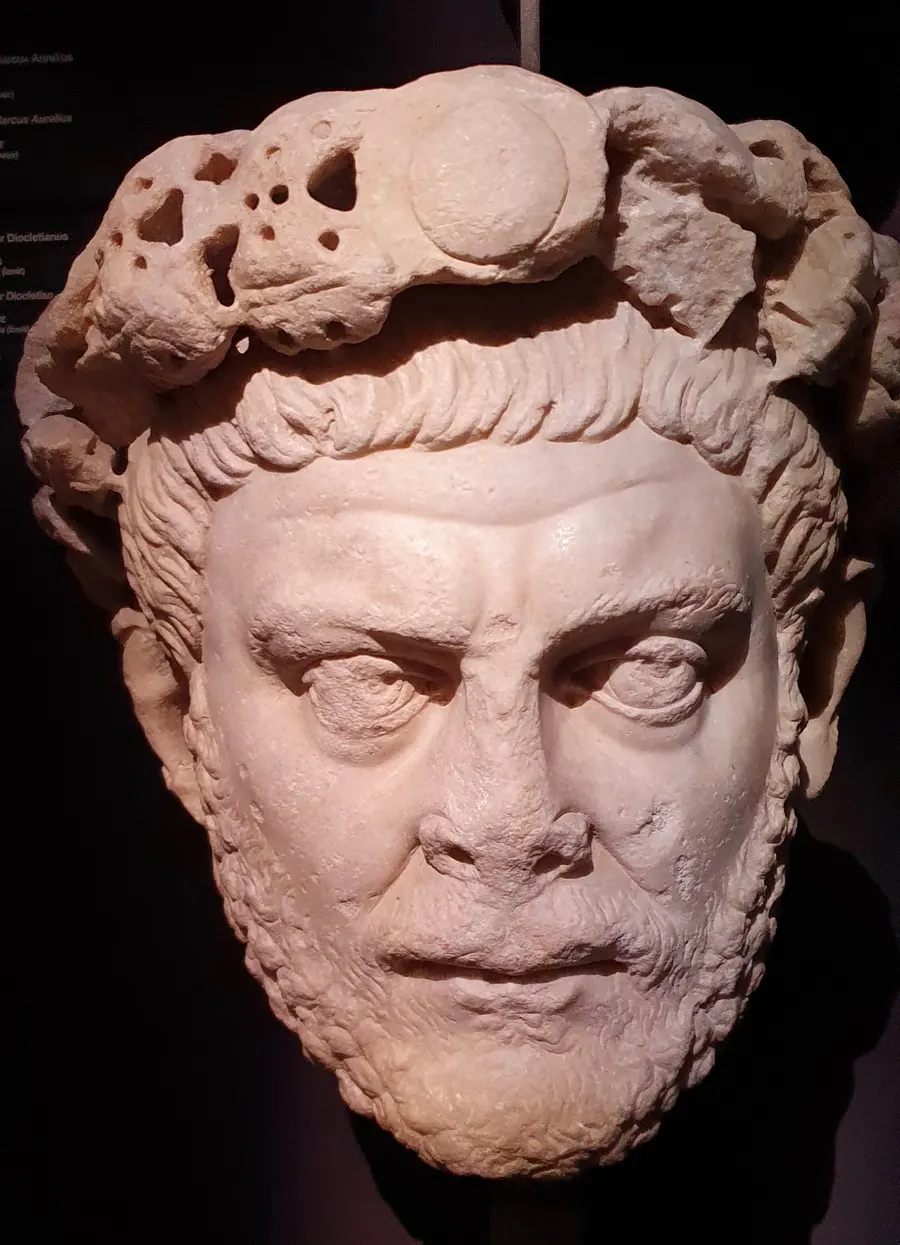 Bust of Diocletian found at Nicomedia (today İzmit), in the Istanbul Archaeological Museums.