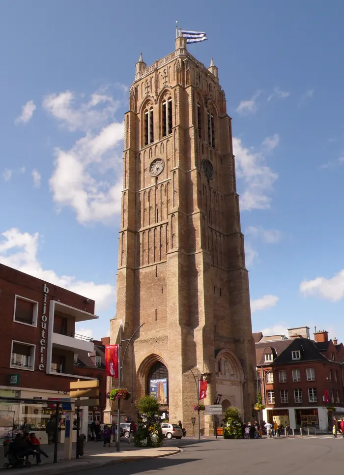 The belfry at Dunkirk, in the port Charles II sold to France.