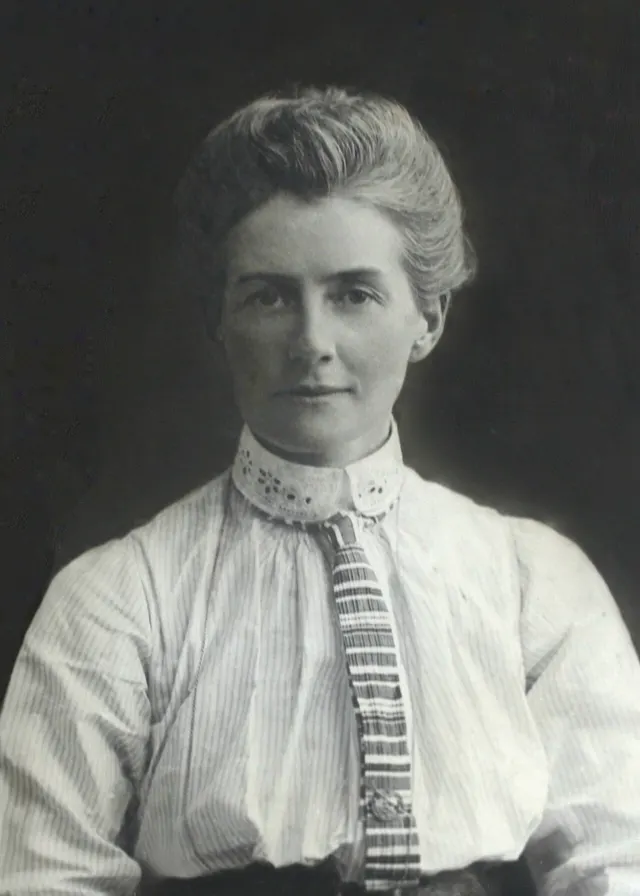 Edith Cavell, matron of a nursing school in Brussels.