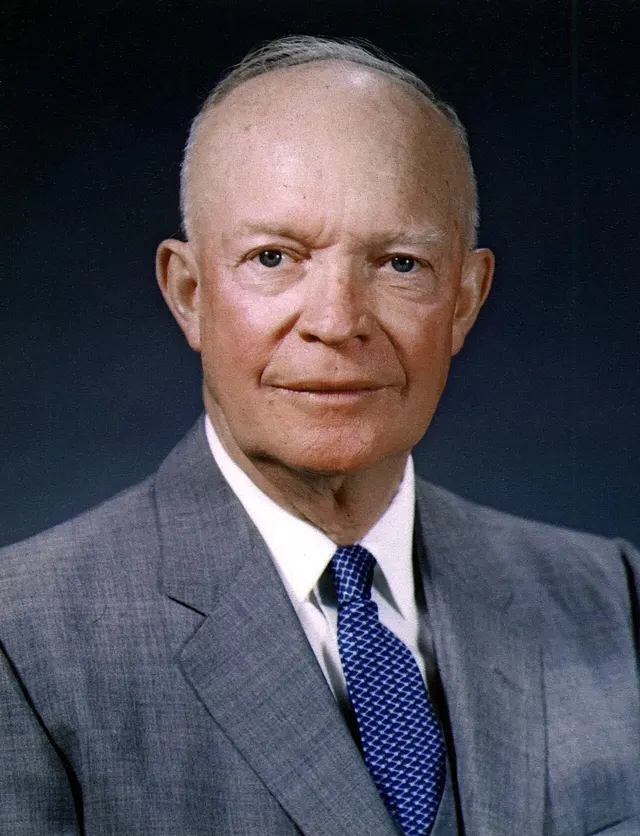 President Dwight D. Eisenhower, who signed the Federal-Aid Highway Act in 1956