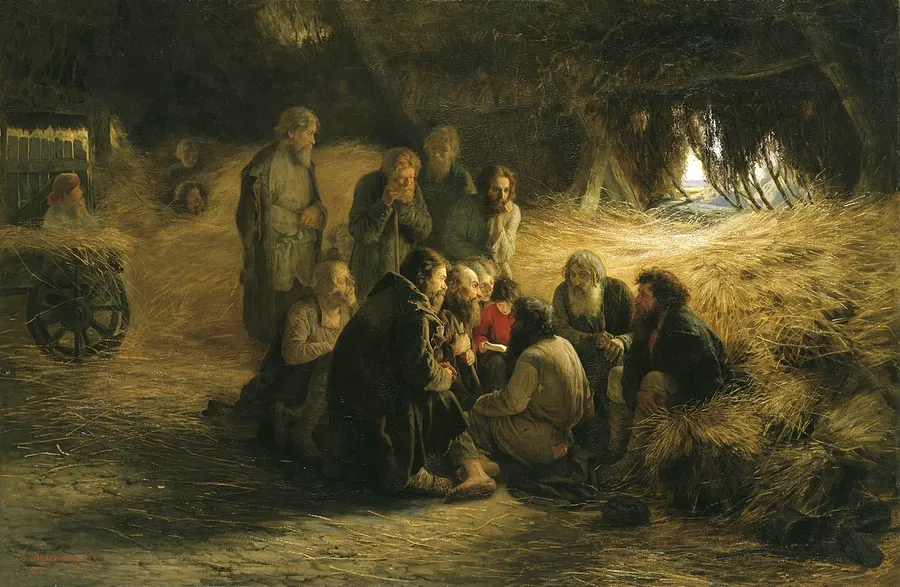 Reading of the 1861 Manifesto, painted by Grigoriy Myasoyedov in 1873.