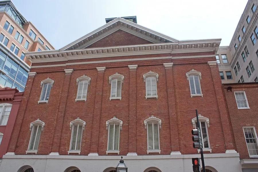 Ford's Theatre in Washington, where Lincoln was shot, photographed in 2011.