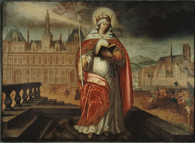 Saint Genevieve as patron of Paris, a painting of about 1615-1625 in the Musée Carnavalet.