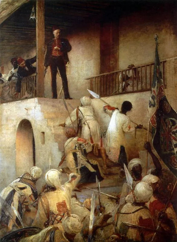 General Gordon's Last Stand, George William Joy's 1893 painting of Gordon on the palace steps at Khartoum.