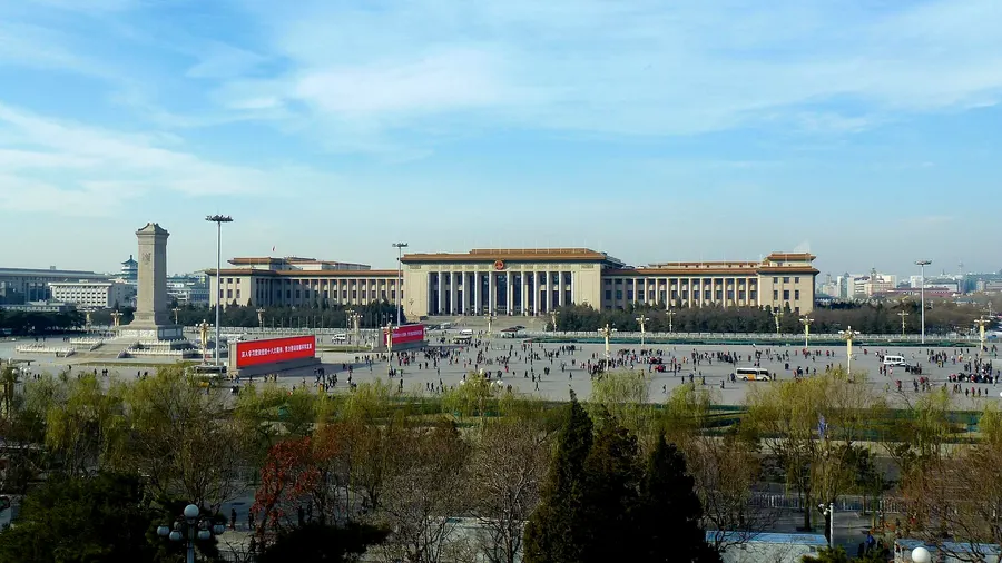 The Great Hall of the People in Beijing, where the National People's Congress meets, in 2012.