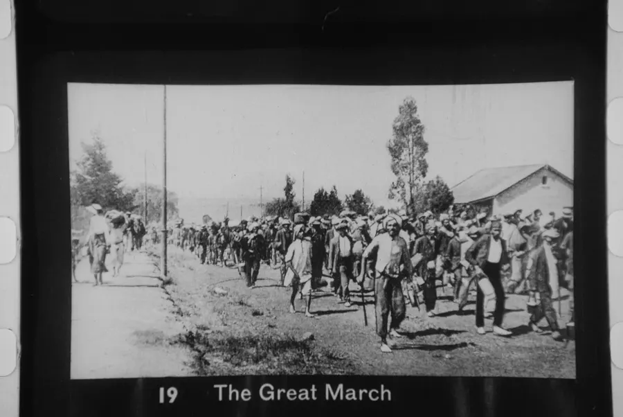 Marchers on the Great March in South Africa, 1913.