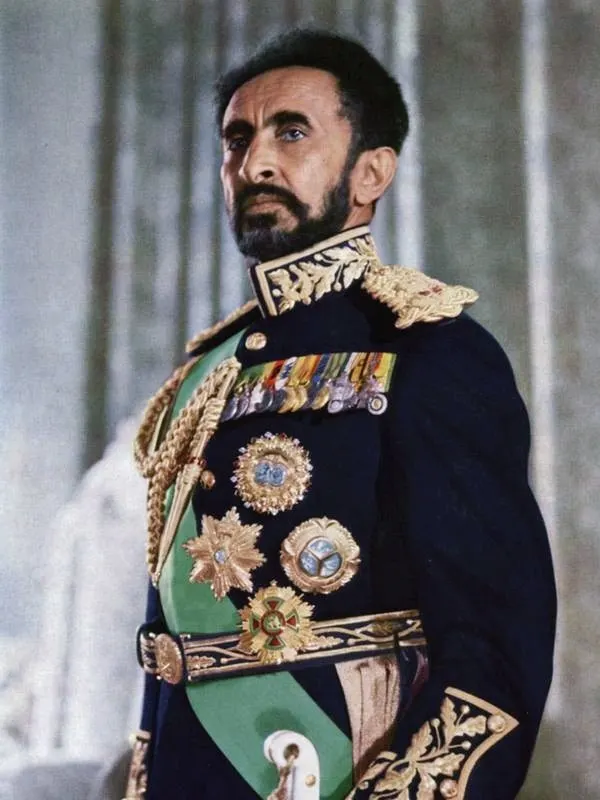 Emperor Haile Selassie of Ethiopia.