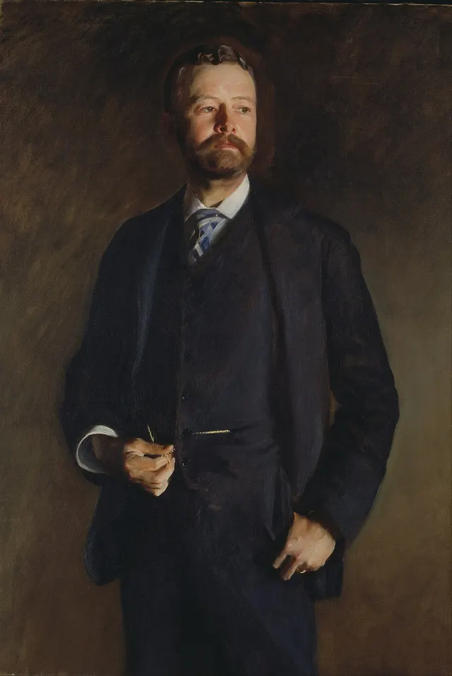 Senator Henry Cabot Lodge, painted by John Singer Sargent.