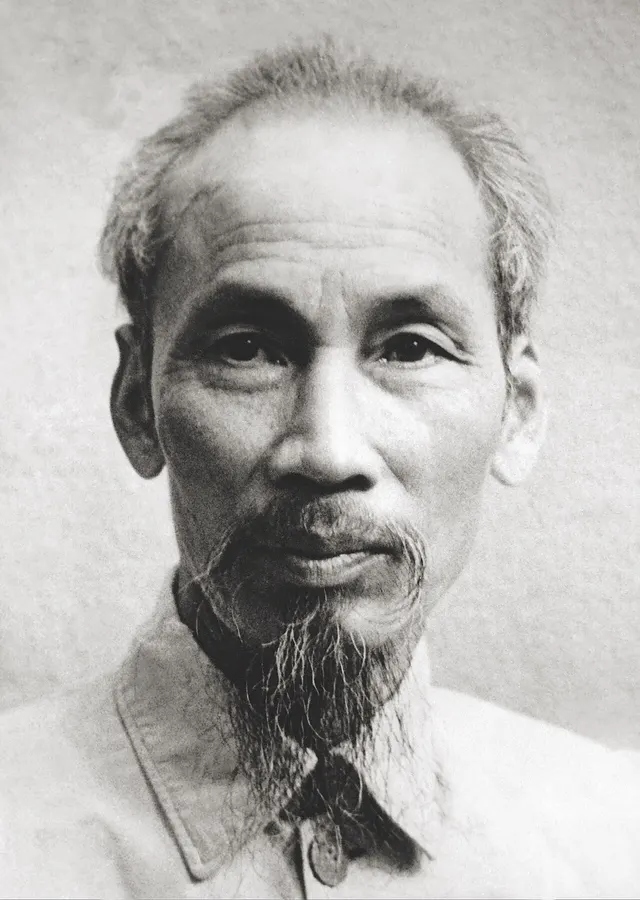 Ho Chi Minh, who chaired the founding conference under the name Nguyen Ai Quoc, in a portrait from 1946.