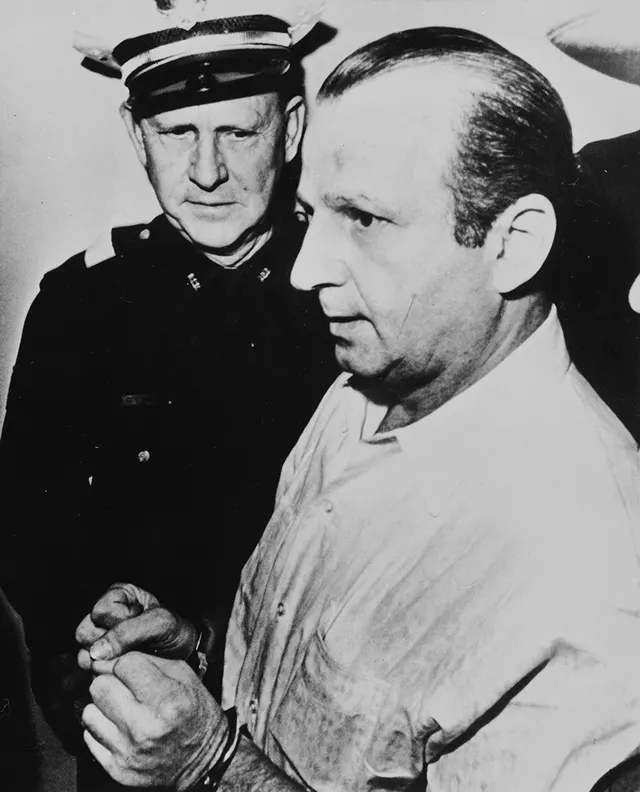 Jack Ruby after his arrest on 24 November 1963.