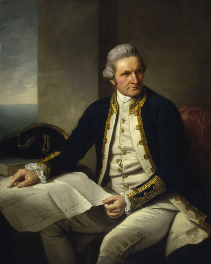 Captain James Cook, painted by Nathaniel Dance in 1776.