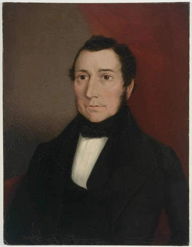 James Dunlop, in an oil portrait by Joseph Backler of about 1843 (State Library of New South Wales).