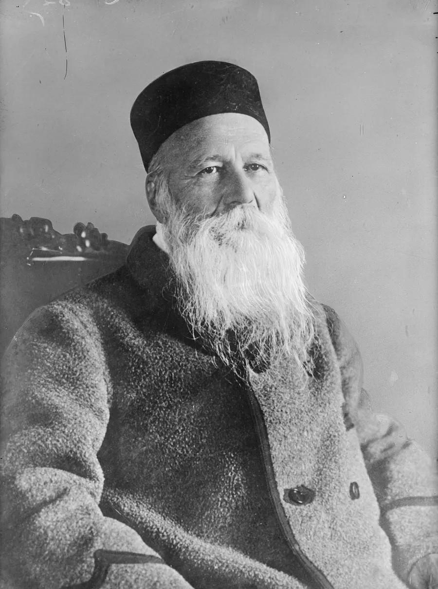 Henry Dunant, founder of the Red Cross, whose birthday on 8 May is marked by the day.