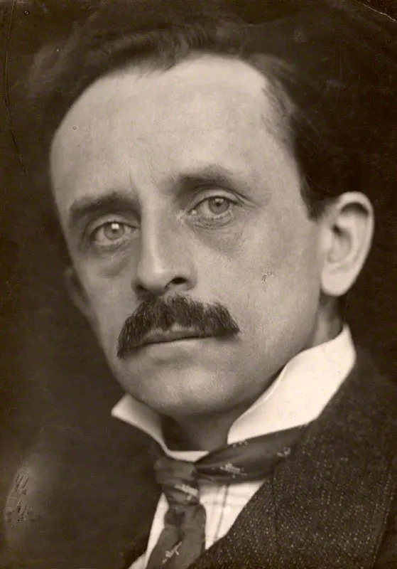 J. M. Barrie, photographed by George Charles Beresford in 1902.