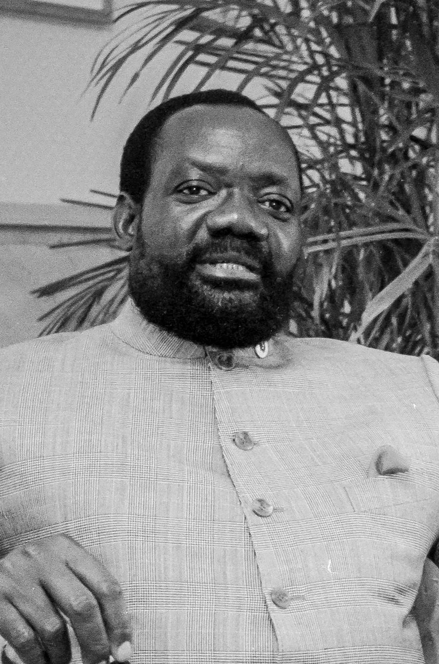 Jonas Savimbi in Washington, DC, in October 1990.