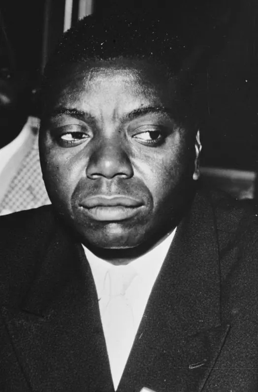 Moïse Tshombe at the Belgo-Congolese Round Table Conference in Brussels in 1960